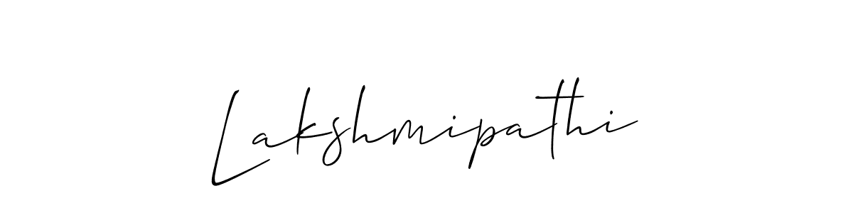 You should practise on your own different ways (Allison_Script) to write your name (Lakshmipathi) in signature. don't let someone else do it for you. Lakshmipathi signature style 2 images and pictures png