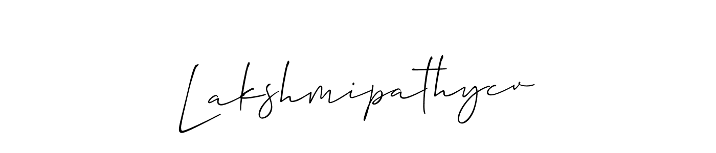 Also You can easily find your signature by using the search form. We will create Lakshmipathycv name handwritten signature images for you free of cost using Allison_Script sign style. Lakshmipathycv signature style 2 images and pictures png