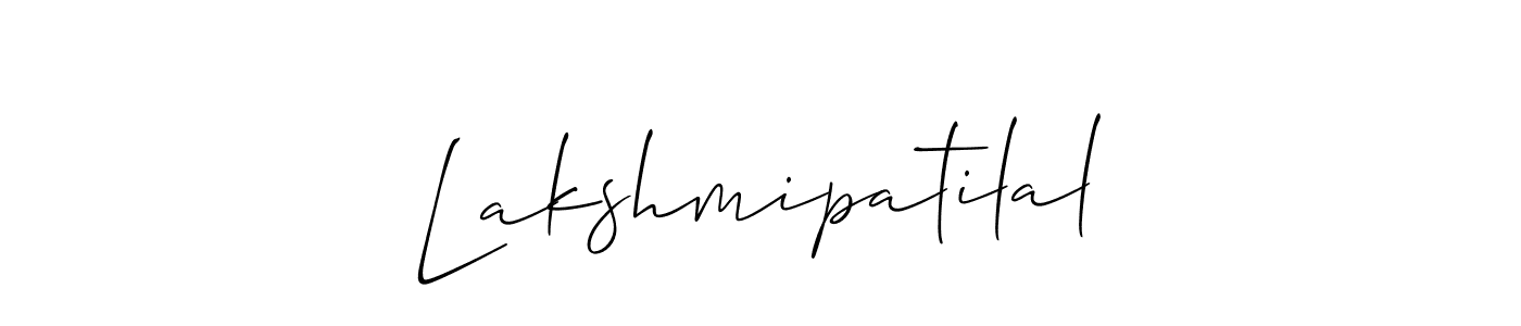 How to Draw Lakshmipatilal signature style? Allison_Script is a latest design signature styles for name Lakshmipatilal. Lakshmipatilal signature style 2 images and pictures png