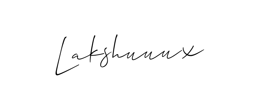 Make a short Lakshuuux signature style. Manage your documents anywhere anytime using Allison_Script. Create and add eSignatures, submit forms, share and send files easily. Lakshuuux signature style 2 images and pictures png
