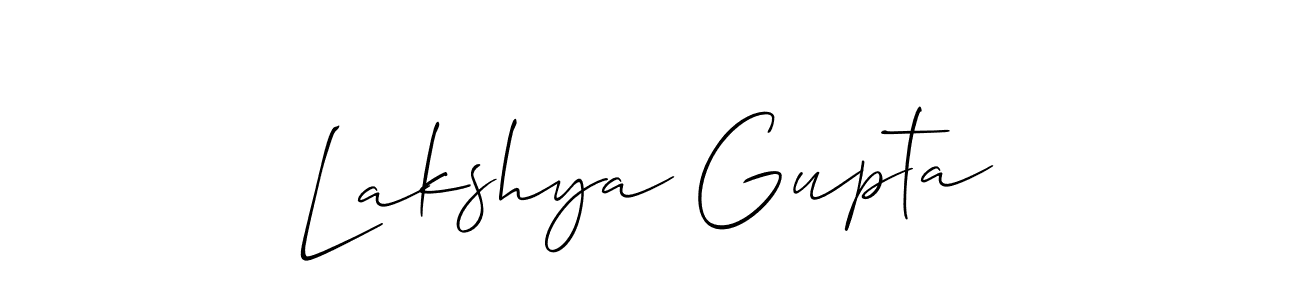 Similarly Allison_Script is the best handwritten signature design. Signature creator online .You can use it as an online autograph creator for name Lakshya Gupta. Lakshya Gupta signature style 2 images and pictures png