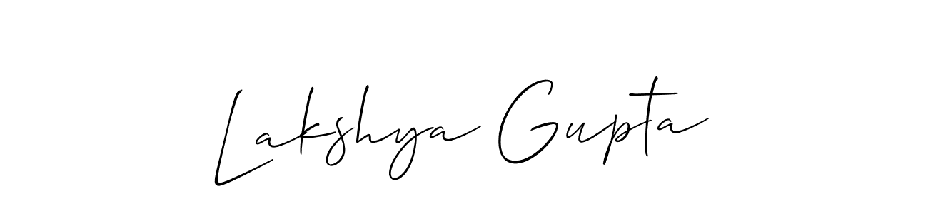 Best and Professional Signature Style for Lakshya Gupta. Allison_Script Best Signature Style Collection. Lakshya Gupta signature style 2 images and pictures png