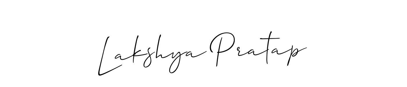 Design your own signature with our free online signature maker. With this signature software, you can create a handwritten (Allison_Script) signature for name Lakshya Pratap. Lakshya Pratap signature style 2 images and pictures png