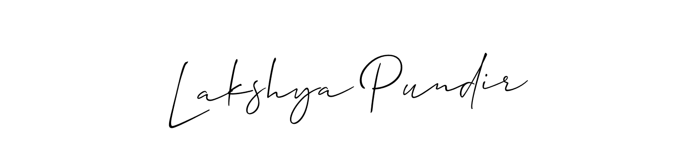 Best and Professional Signature Style for Lakshya Pundir. Allison_Script Best Signature Style Collection. Lakshya Pundir signature style 2 images and pictures png