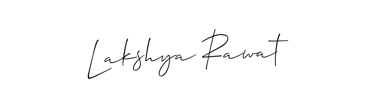 Also You can easily find your signature by using the search form. We will create Lakshya Rawat name handwritten signature images for you free of cost using Allison_Script sign style. Lakshya Rawat signature style 2 images and pictures png