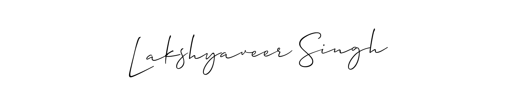 Create a beautiful signature design for name Lakshyaveer Singh. With this signature (Allison_Script) fonts, you can make a handwritten signature for free. Lakshyaveer Singh signature style 2 images and pictures png