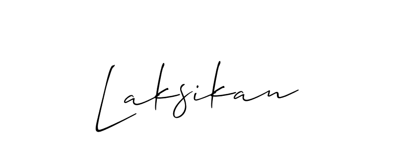 Once you've used our free online signature maker to create your best signature Allison_Script style, it's time to enjoy all of the benefits that Laksikan name signing documents. Laksikan signature style 2 images and pictures png