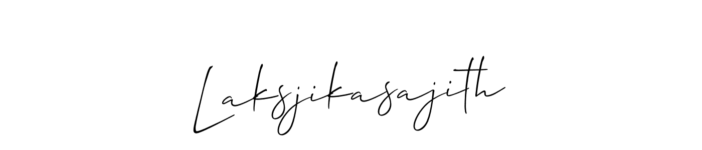 Laksjikasajith stylish signature style. Best Handwritten Sign (Allison_Script) for my name. Handwritten Signature Collection Ideas for my name Laksjikasajith. Laksjikasajith signature style 2 images and pictures png