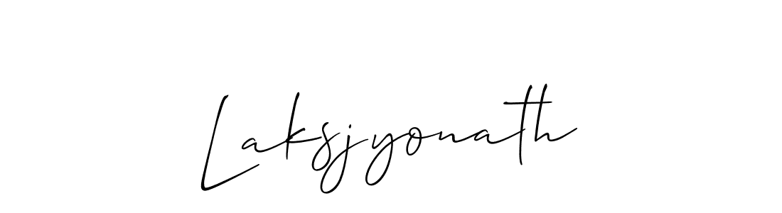 Similarly Allison_Script is the best handwritten signature design. Signature creator online .You can use it as an online autograph creator for name Laksjyonath. Laksjyonath signature style 2 images and pictures png