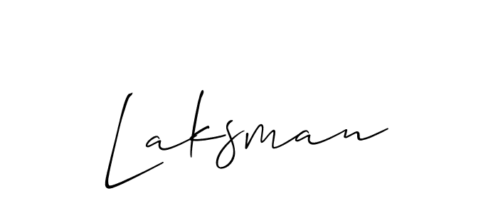 Also You can easily find your signature by using the search form. We will create Laksman name handwritten signature images for you free of cost using Allison_Script sign style. Laksman signature style 2 images and pictures png