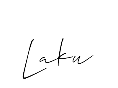 It looks lik you need a new signature style for name Laku. Design unique handwritten (Allison_Script) signature with our free signature maker in just a few clicks. Laku signature style 2 images and pictures png