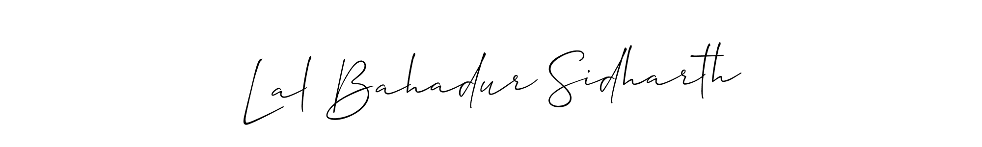 You can use this online signature creator to create a handwritten signature for the name Lal Bahadur Sidharth. This is the best online autograph maker. Lal Bahadur Sidharth signature style 2 images and pictures png