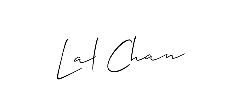 How to Draw Lal Chan signature style? Allison_Script is a latest design signature styles for name Lal Chan. Lal Chan signature style 2 images and pictures png