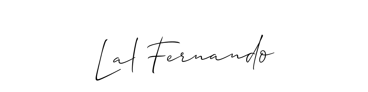 How to Draw Lal Fernando signature style? Allison_Script is a latest design signature styles for name Lal Fernando. Lal Fernando signature style 2 images and pictures png