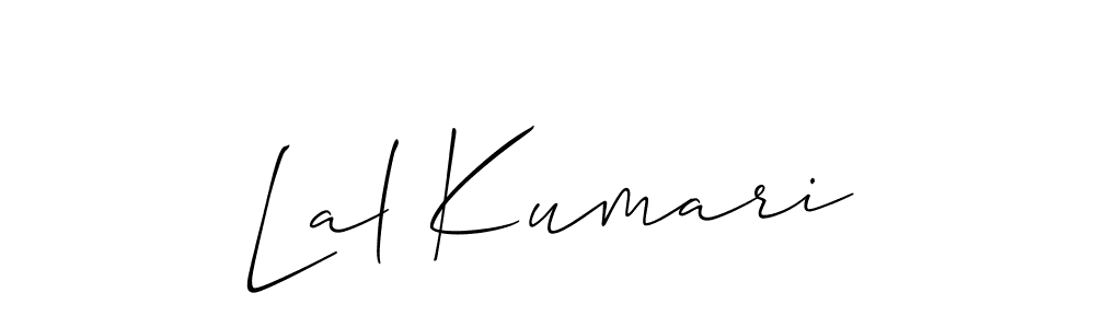 Lal Kumari stylish signature style. Best Handwritten Sign (Allison_Script) for my name. Handwritten Signature Collection Ideas for my name Lal Kumari. Lal Kumari signature style 2 images and pictures png
