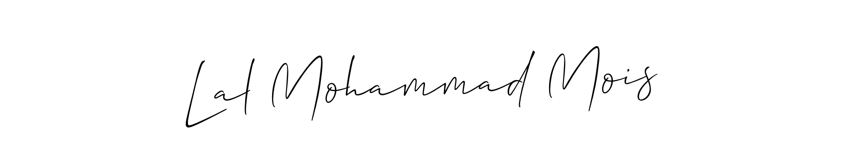 How to Draw Lal Mohammad Mois signature style? Allison_Script is a latest design signature styles for name Lal Mohammad Mois. Lal Mohammad Mois signature style 2 images and pictures png