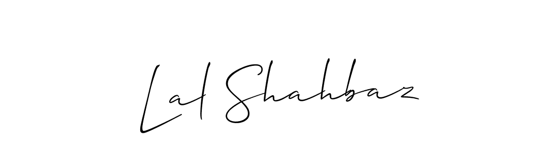 Also we have Lal Shahbaz name is the best signature style. Create professional handwritten signature collection using Allison_Script autograph style. Lal Shahbaz signature style 2 images and pictures png