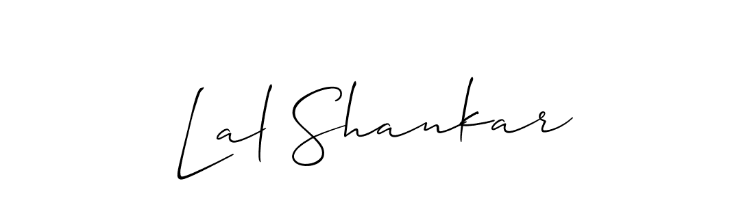 Design your own signature with our free online signature maker. With this signature software, you can create a handwritten (Allison_Script) signature for name Lal Shankar. Lal Shankar signature style 2 images and pictures png