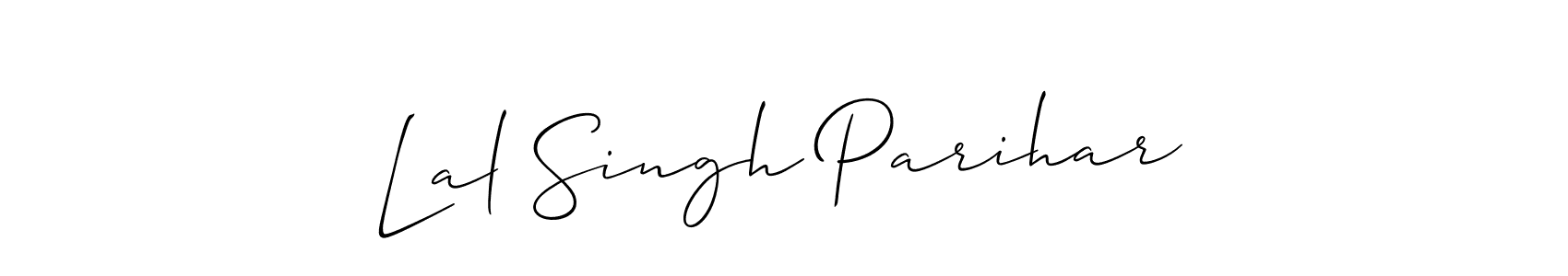 Similarly Allison_Script is the best handwritten signature design. Signature creator online .You can use it as an online autograph creator for name Lal Singh Parihar. Lal Singh Parihar signature style 2 images and pictures png