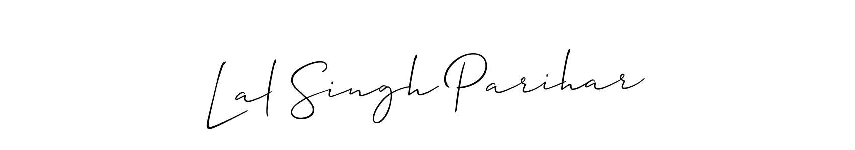 Also You can easily find your signature by using the search form. We will create Lal Singh Parihar name handwritten signature images for you free of cost using Allison_Script sign style. Lal Singh Parihar signature style 2 images and pictures png