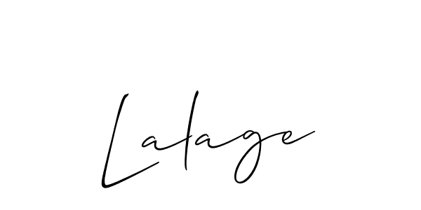 It looks lik you need a new signature style for name Lalage. Design unique handwritten (Allison_Script) signature with our free signature maker in just a few clicks. Lalage signature style 2 images and pictures png