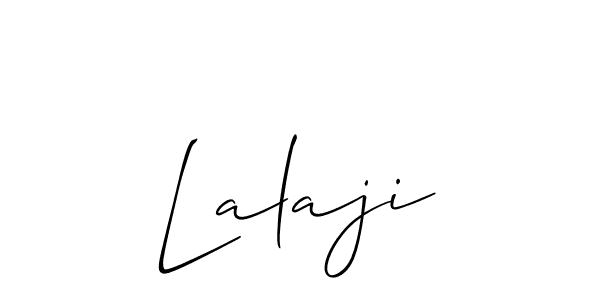 It looks lik you need a new signature style for name Lalaji. Design unique handwritten (Allison_Script) signature with our free signature maker in just a few clicks. Lalaji signature style 2 images and pictures png