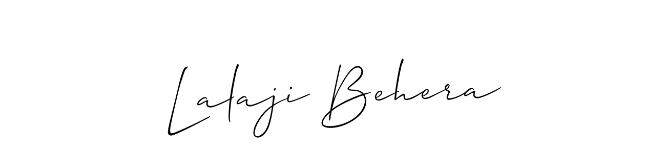 Best and Professional Signature Style for Lalaji Behera. Allison_Script Best Signature Style Collection. Lalaji Behera signature style 2 images and pictures png