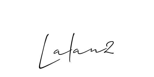 Also You can easily find your signature by using the search form. We will create Lalan2 name handwritten signature images for you free of cost using Allison_Script sign style. Lalan2 signature style 2 images and pictures png