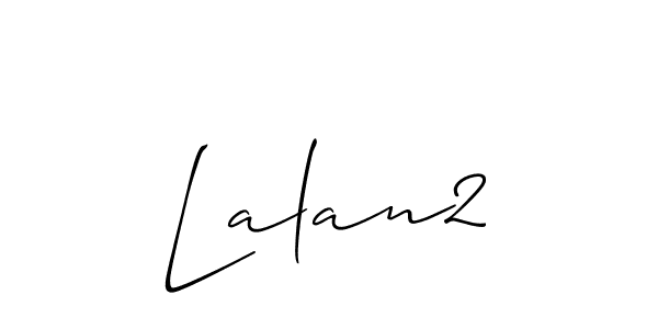 Also You can easily find your signature by using the search form. We will create Lalan2 name handwritten signature images for you free of cost using Allison_Script sign style. Lalan2 signature style 2 images and pictures png