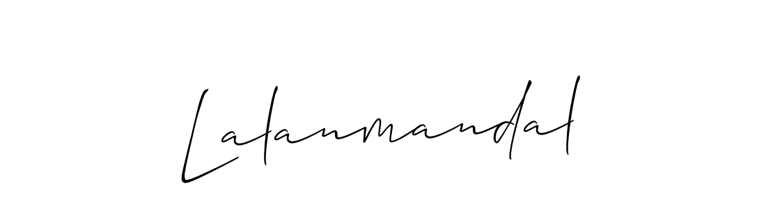 Make a short Lalanmandal signature style. Manage your documents anywhere anytime using Allison_Script. Create and add eSignatures, submit forms, share and send files easily. Lalanmandal signature style 2 images and pictures png