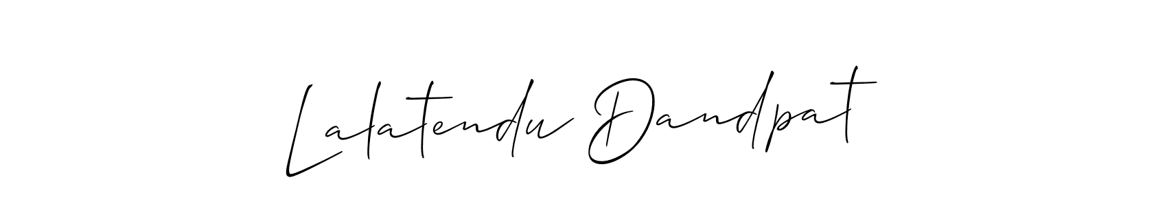 Similarly Allison_Script is the best handwritten signature design. Signature creator online .You can use it as an online autograph creator for name Lalatendu Dandpat. Lalatendu Dandpat signature style 2 images and pictures png