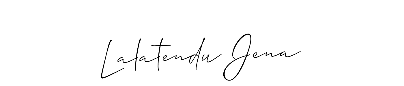 Here are the top 10 professional signature styles for the name Lalatendu Jena. These are the best autograph styles you can use for your name. Lalatendu Jena signature style 2 images and pictures png