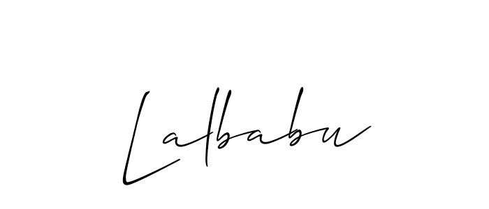 How to make Lalbabu name signature. Use Allison_Script style for creating short signs online. This is the latest handwritten sign. Lalbabu signature style 2 images and pictures png