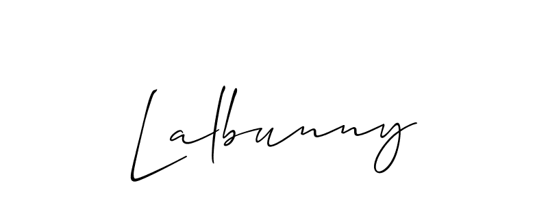 How to Draw Lalbunny signature style? Allison_Script is a latest design signature styles for name Lalbunny. Lalbunny signature style 2 images and pictures png
