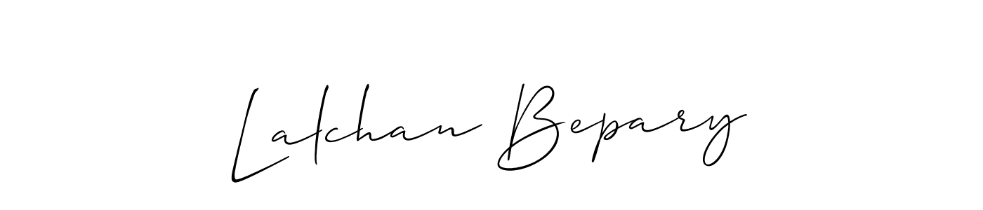 Also we have Lalchan Bepary name is the best signature style. Create professional handwritten signature collection using Allison_Script autograph style. Lalchan Bepary signature style 2 images and pictures png