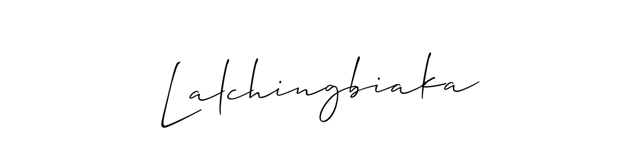 Best and Professional Signature Style for Lalchingbiaka. Allison_Script Best Signature Style Collection. Lalchingbiaka signature style 2 images and pictures png