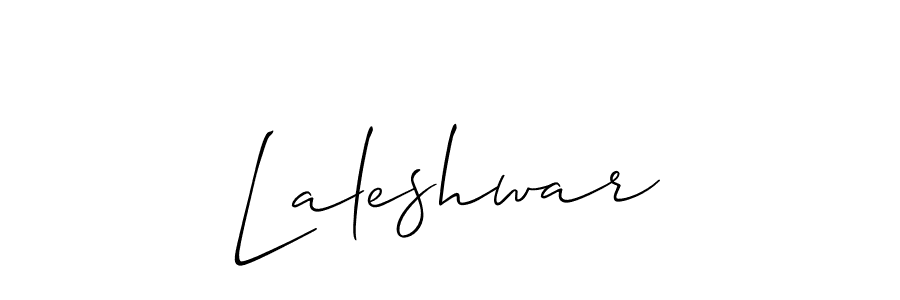 Design your own signature with our free online signature maker. With this signature software, you can create a handwritten (Allison_Script) signature for name Laleshwar. Laleshwar signature style 2 images and pictures png