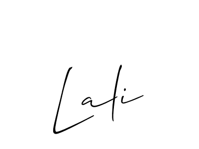 You can use this online signature creator to create a handwritten signature for the name Lali. This is the best online autograph maker. Lali signature style 2 images and pictures png