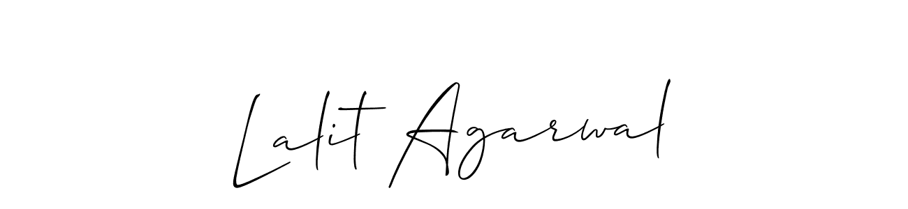 How to Draw Lalit Agarwal signature style? Allison_Script is a latest design signature styles for name Lalit Agarwal. Lalit Agarwal signature style 2 images and pictures png