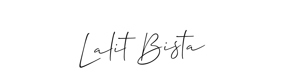 You can use this online signature creator to create a handwritten signature for the name Lalit Bista. This is the best online autograph maker. Lalit Bista signature style 2 images and pictures png