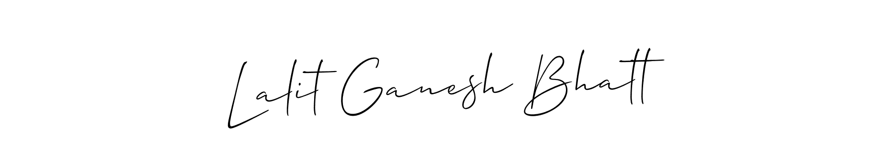 You can use this online signature creator to create a handwritten signature for the name Lalit Ganesh Bhatt. This is the best online autograph maker. Lalit Ganesh Bhatt signature style 2 images and pictures png