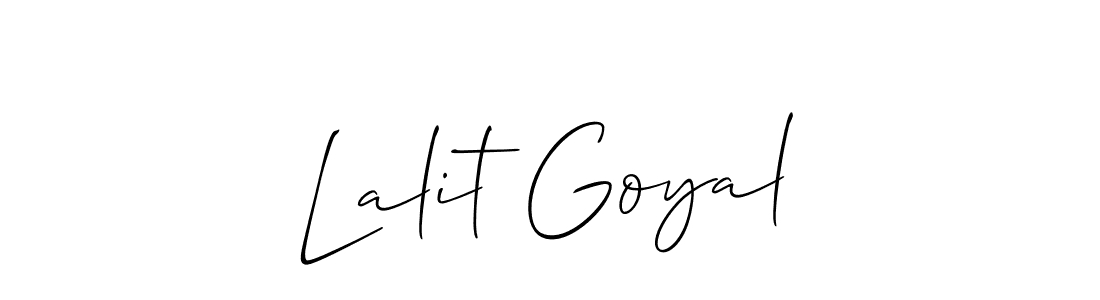 Make a beautiful signature design for name Lalit Goyal. Use this online signature maker to create a handwritten signature for free. Lalit Goyal signature style 2 images and pictures png