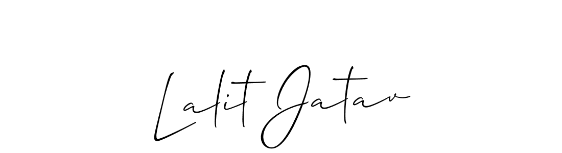 Make a beautiful signature design for name Lalit Jatav. Use this online signature maker to create a handwritten signature for free. Lalit Jatav signature style 2 images and pictures png