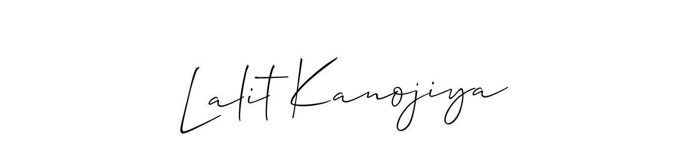 Best and Professional Signature Style for Lalit Kanojiya. Allison_Script Best Signature Style Collection. Lalit Kanojiya signature style 2 images and pictures png