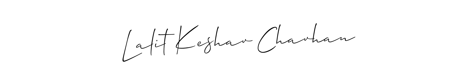 Lalit Keshav Chavhan stylish signature style. Best Handwritten Sign (Allison_Script) for my name. Handwritten Signature Collection Ideas for my name Lalit Keshav Chavhan. Lalit Keshav Chavhan signature style 2 images and pictures png