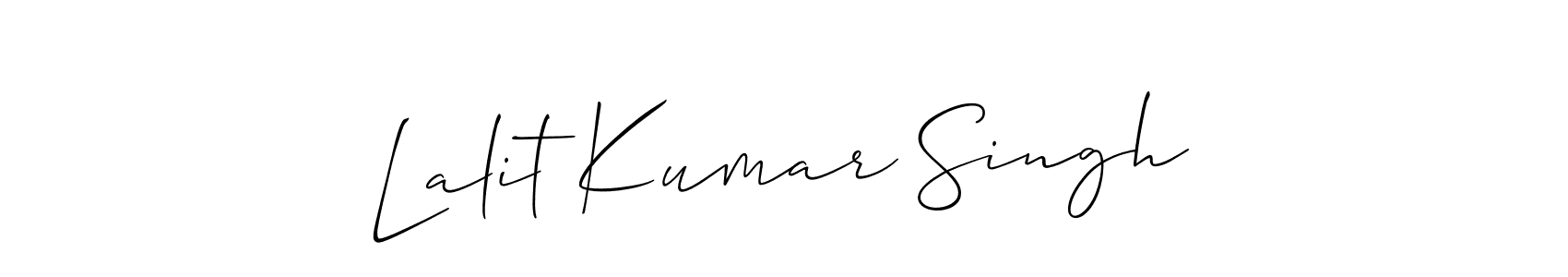 Best and Professional Signature Style for Lalit Kumar Singh. Allison_Script Best Signature Style Collection. Lalit Kumar Singh signature style 2 images and pictures png