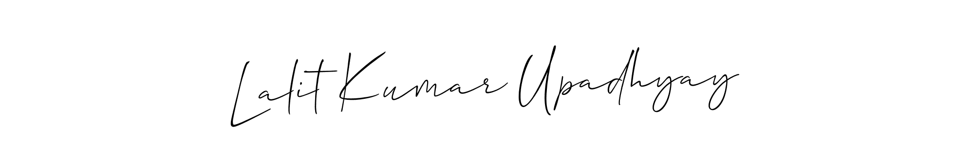 Similarly Allison_Script is the best handwritten signature design. Signature creator online .You can use it as an online autograph creator for name Lalit Kumar Upadhyay. Lalit Kumar Upadhyay signature style 2 images and pictures png