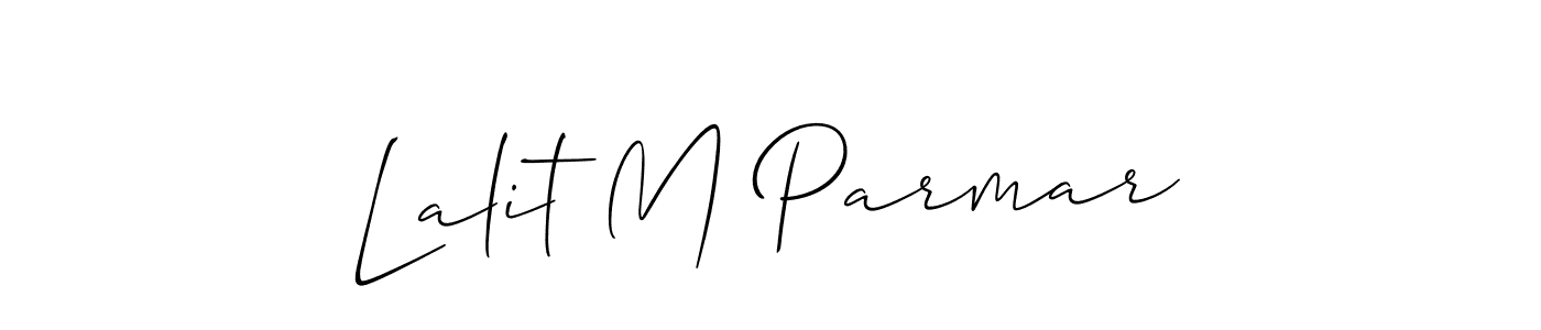 See photos of Lalit M Parmar official signature by Spectra . Check more albums & portfolios. Read reviews & check more about Allison_Script font. Lalit M Parmar signature style 2 images and pictures png