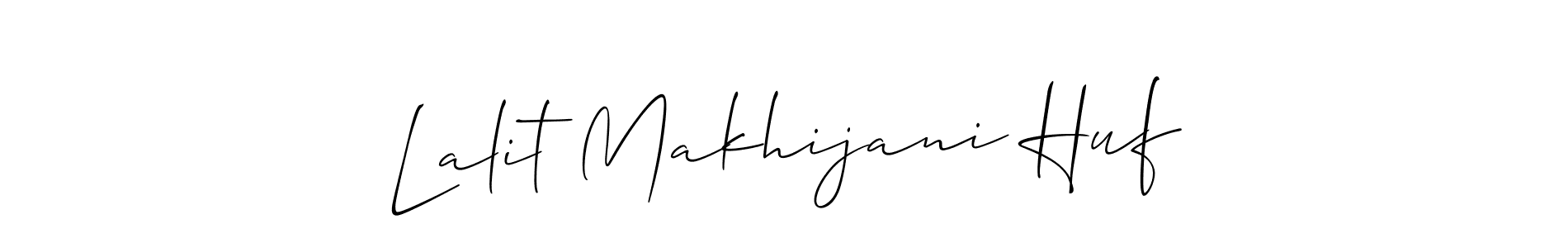 Best and Professional Signature Style for Lalit Makhijani Huf. Allison_Script Best Signature Style Collection. Lalit Makhijani Huf signature style 2 images and pictures png