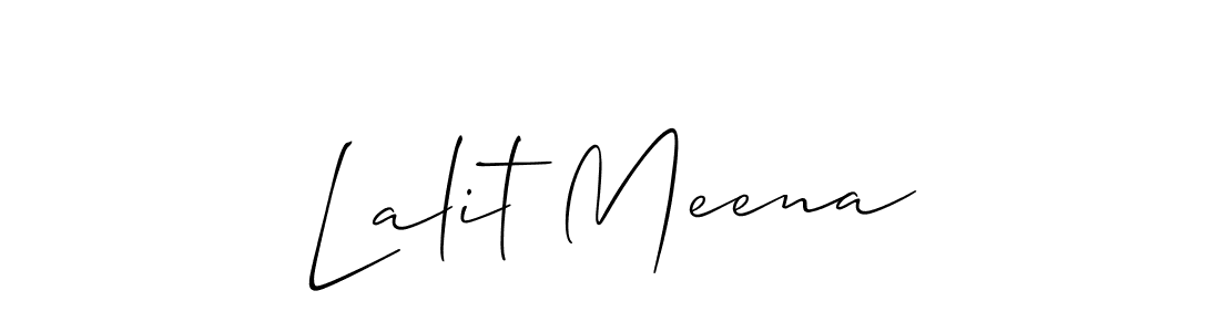 Make a beautiful signature design for name Lalit Meena. Use this online signature maker to create a handwritten signature for free. Lalit Meena signature style 2 images and pictures png